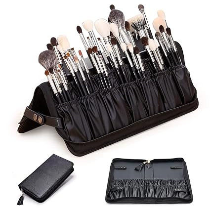 BEGIN MAGIC Rownyeon Makeup Brush Bag Organizer Foldable Makeup Brush Artist Case Travel Brush Ho... | Amazon (US)