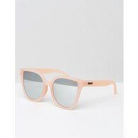 Quay Australia paradiso flat lens cat eye sunglasses in pink with mirror lens - Pink | ASOS EE