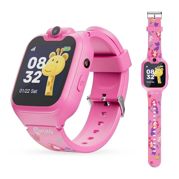 Contixo Kids Smart Watch, with 16 Educational Games, Camera, Toys for Ages 3-12, Pink - Walmart.c... | Walmart (US)