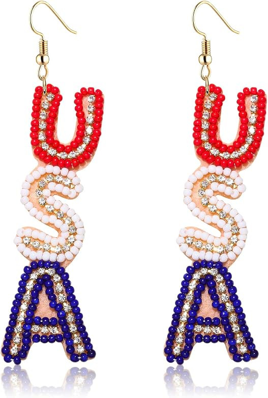 USA Earrings  | Amazon (US)