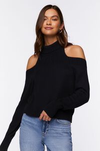 Open-Shoulder Turtleneck Sweater | Forever 21 (US)