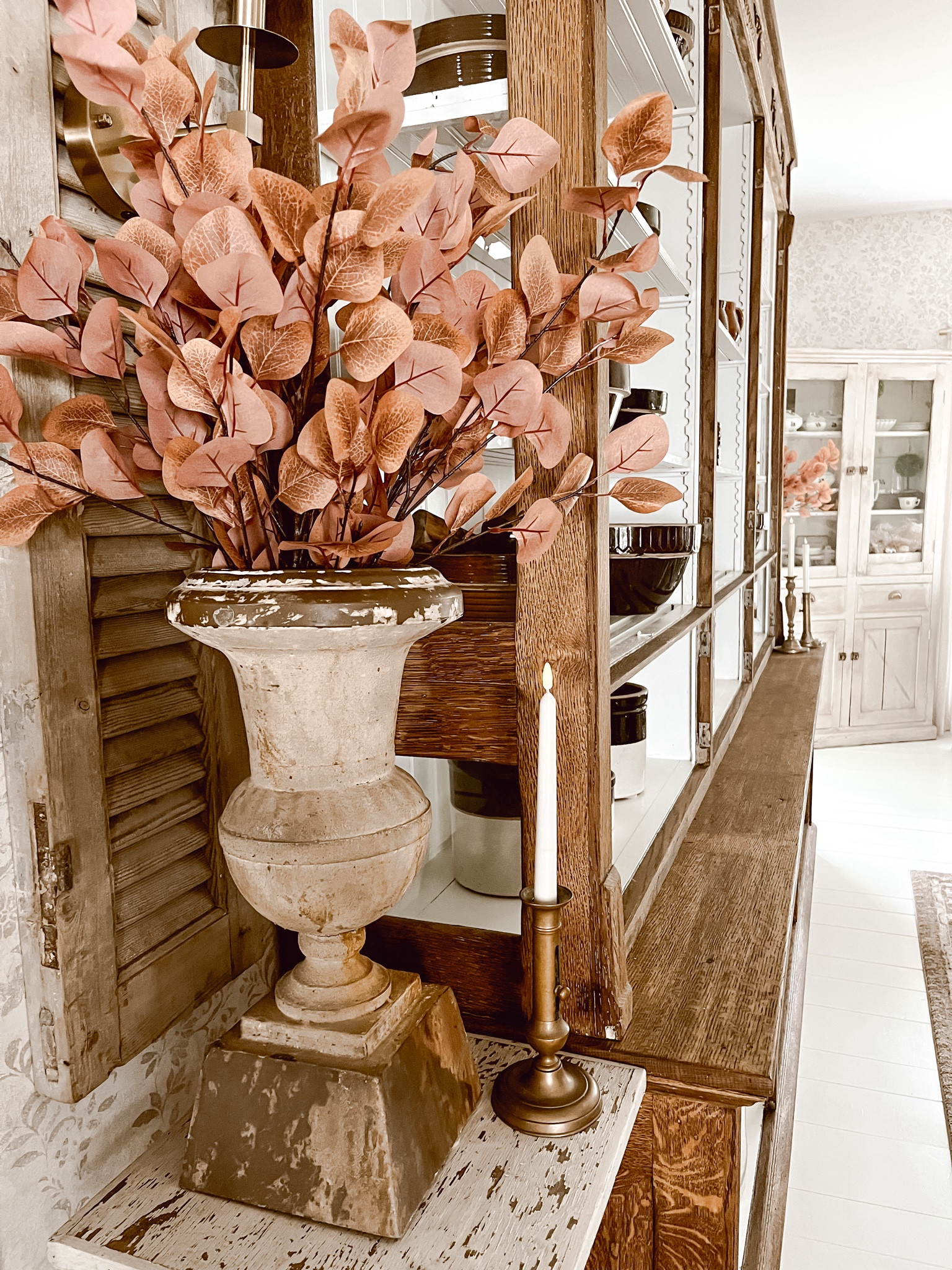 These Fall stems from Walmart have quickly become one of my favorites for this Fall season. I purchased mine in the dark brown color, and it is neutral but has just enough warmth and pop of color. 

#LTKSaleAlert #LTKHome #LTKFindsUnder50