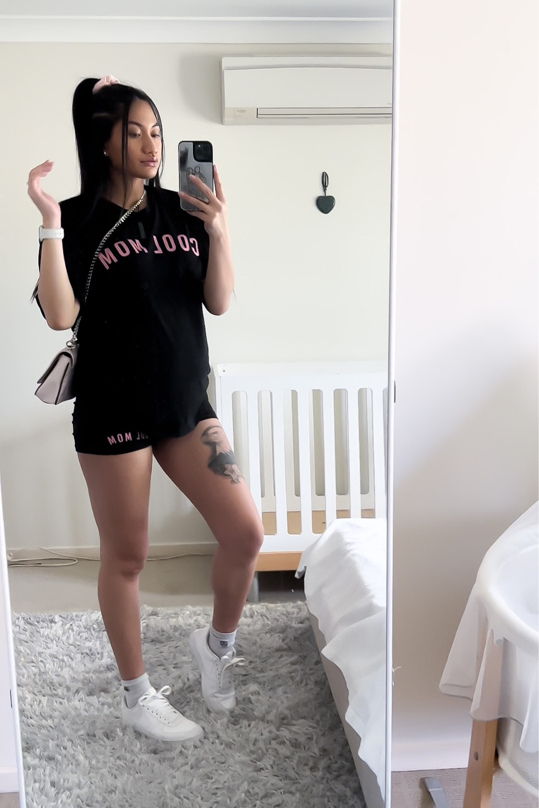 Matching set outfit ideas, Matching set outfit, matching sets, matching set outfit sweats, matching set outfits shorts, matching set outfit summer, matching set outfit Autumn, matching set outfit spring, matching set outfit fall, matching set outfit two pieces, matching set two pieces, matching set aesthetic, matching set nails and toes, matching set sewing pattern, matching set summer, Drop Shoulder tee and biker shorts outfit, pink and black outfits, Nike Air Force 1, White Nike Air Force 1, white socks, white Stussy Socks 

#LTKbump #LTKfit #LTKaustralia