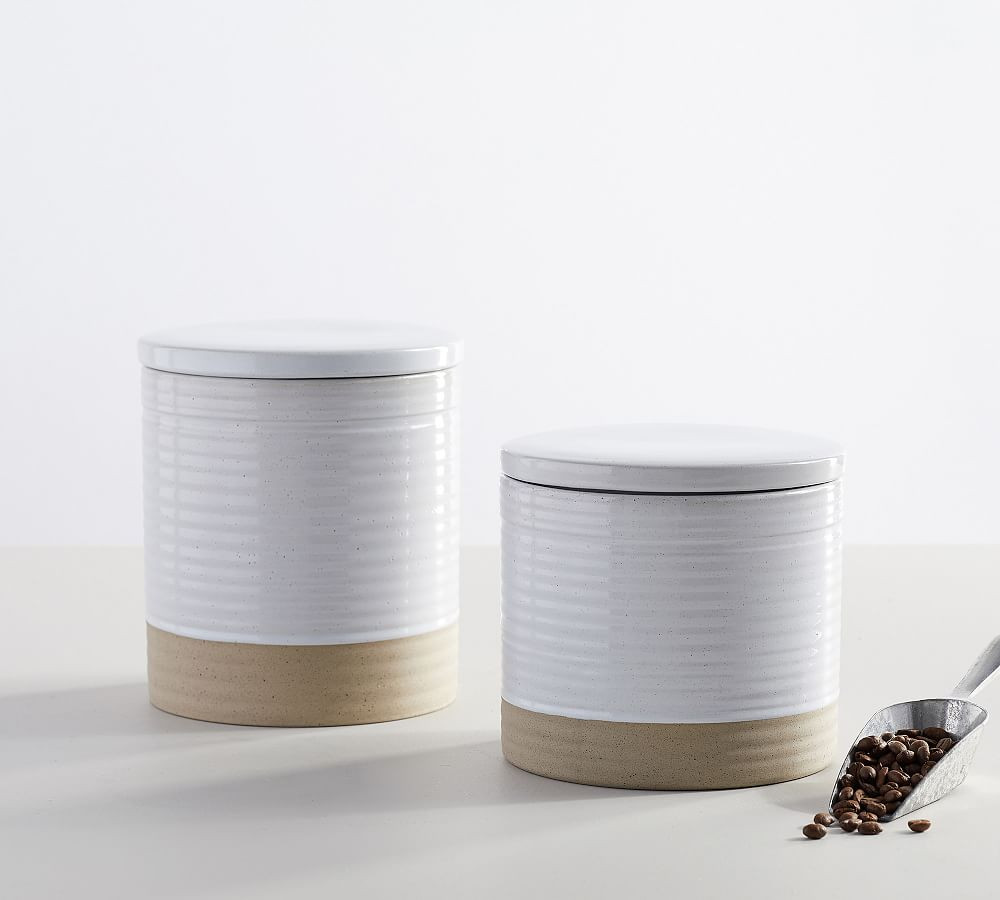 Quinn Handcrafted Stoneware Canisters | Pottery Barn (US)