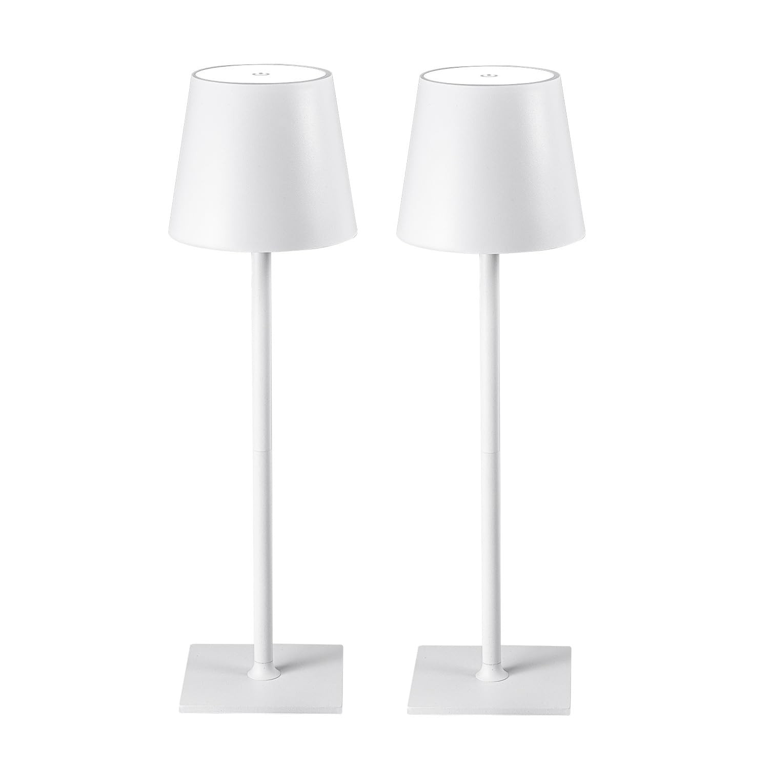 2 Pack Cordless Table Lamps, 3 Colors Stepless Dimming, 5000mAh Rechargeable Battery LED Desk Lam... | Amazon (US)