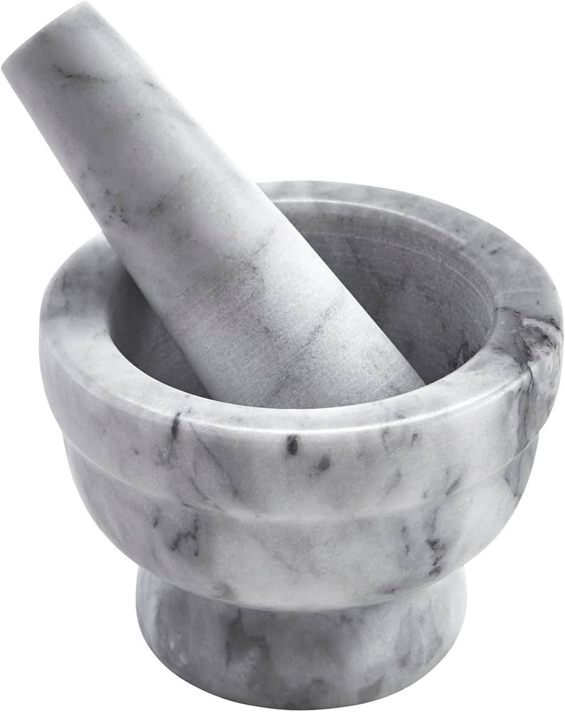 IMUSA USA Small 3.8" Marble Mortar and Pestle for Grinding and Crushing | Amazon (US)
