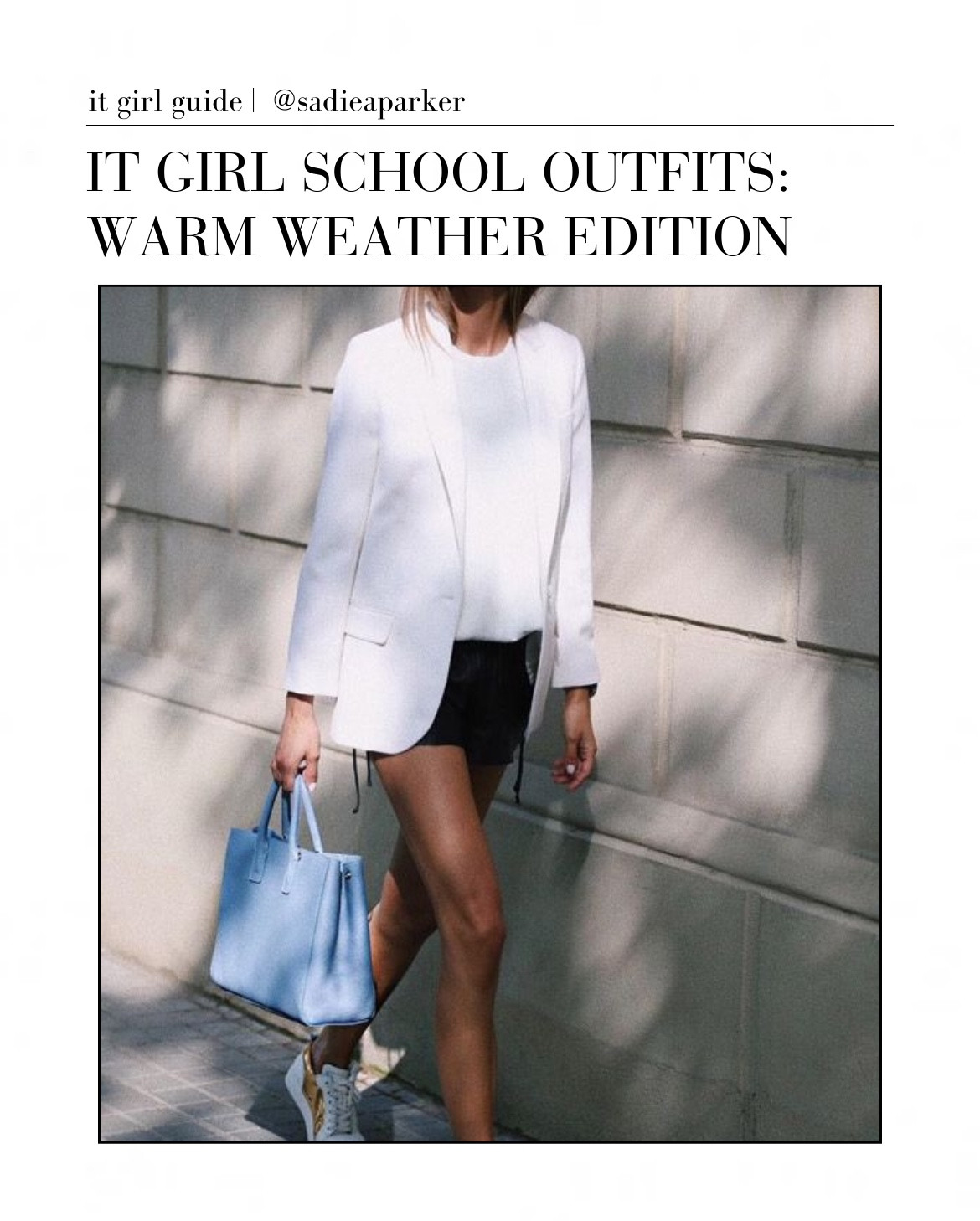 It Girl School Outfits | Casual school outfits that are perfect for the first few weeks of school





| Fashion , Fashion inspiration , Outfit , Outfit inspiration , Back to school , School , College , College outfits , Campus , Campus outfits , Tote bag , First day of school |



#LTKU #LTKSeasonal #LTKstyletip