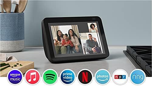 Echo Show 8 (2nd Gen, 2021 release) | HD smart display with Alexa and 13 MP camera | Charcoal | Amazon (US)