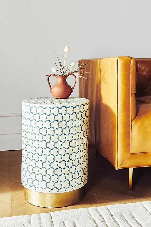 Targua Inlay Side Table | Anthropologie (US)