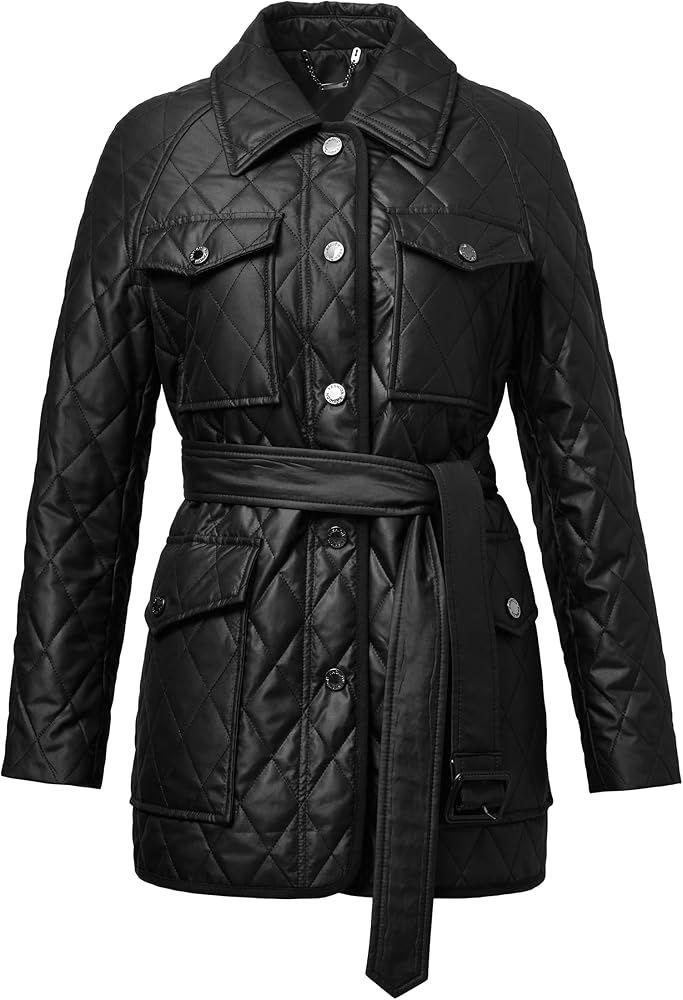 GYMAGINE Womens Lightweight Jackets Quilted Winter Coats Casual Stylish Parka | Amazon (US)