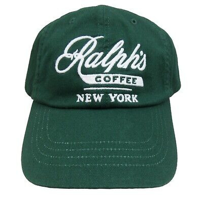 Polo Ralph Lauren Ralph's Coffee New York NYC Baseball Hat Cap Green NEW | eBay US