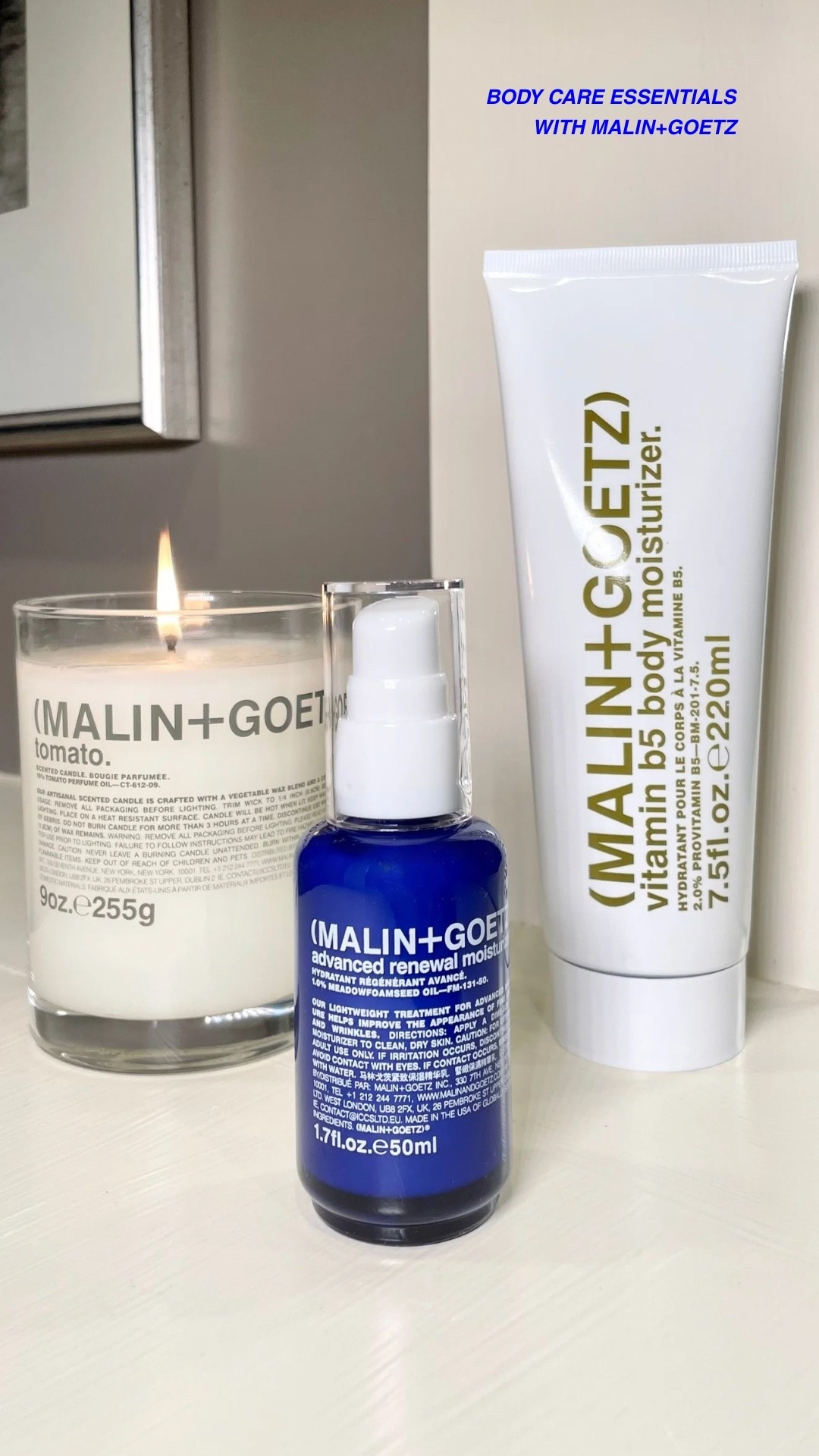 Body Care Essentials with Malin+Goetz. 
@malinandgoetz #malinandgoetzlifestyle