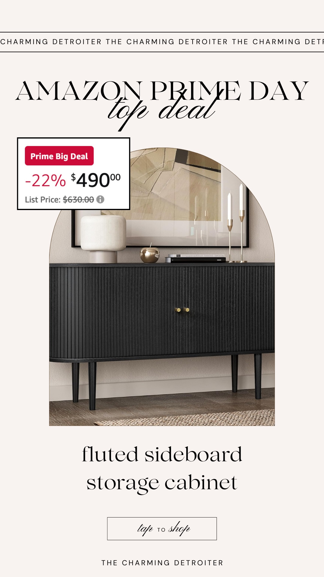 Amazon prime day deal fluted sideboard storage covered

#LTKHome #LTKxPrimeDay #LTKSeasonal