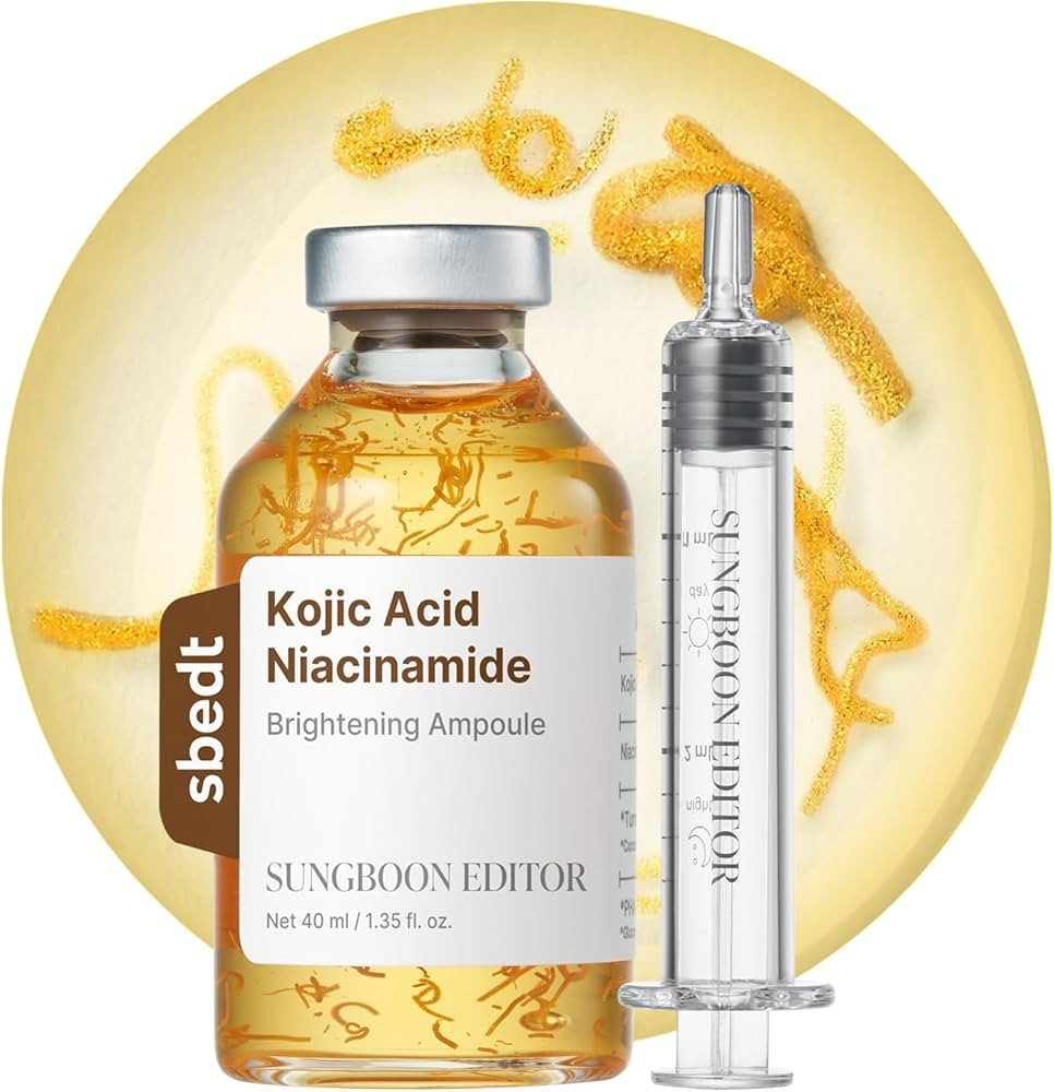 SUNGBOON EDITOR Glow Intensive Kojic Acid Ampoule, Radiance-Boosting Serum for Face with Kojic Ac... | Amazon (US)