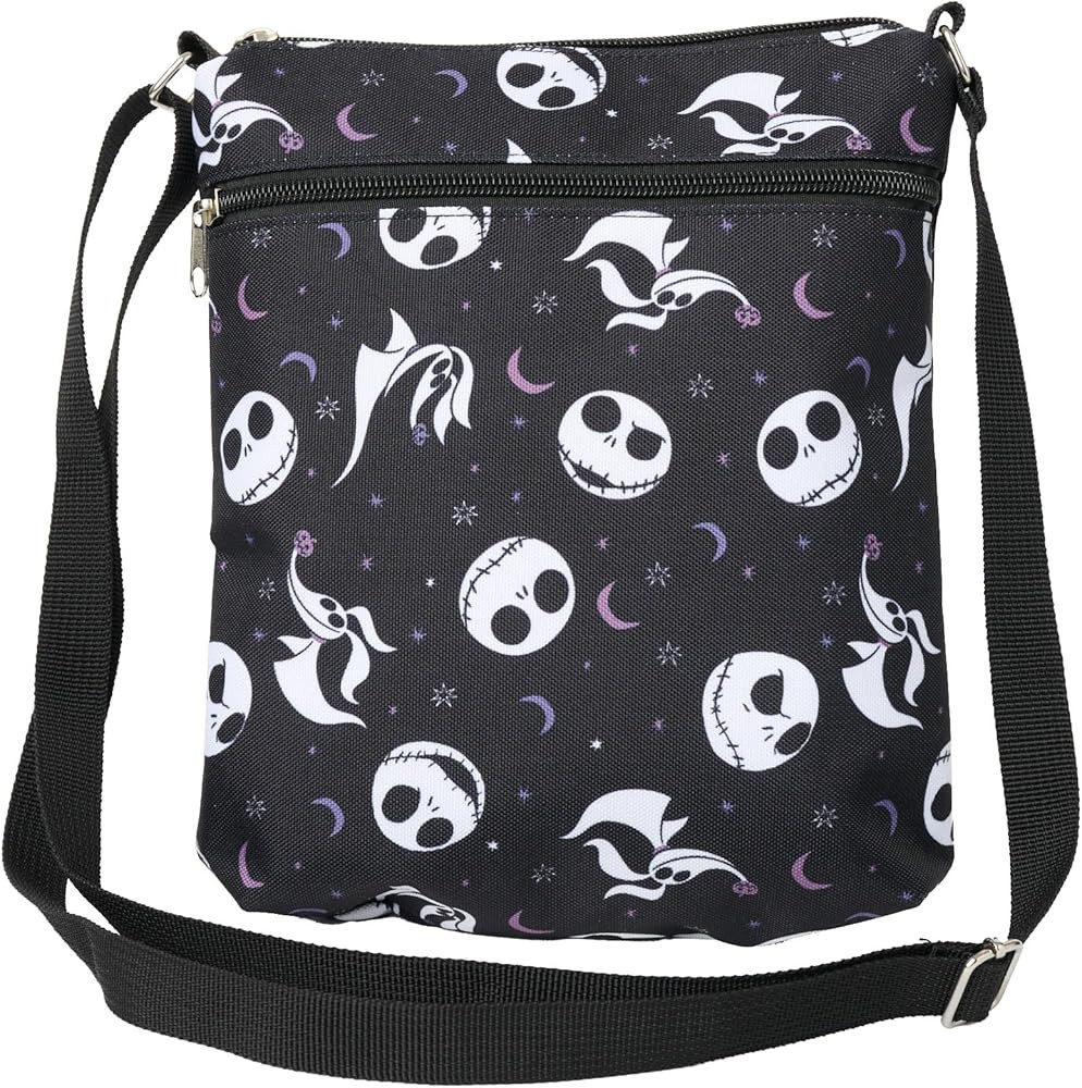Disney Crossbody Bag Jack Skellington and Zero All Over Print Passport Travel | Amazon (US)