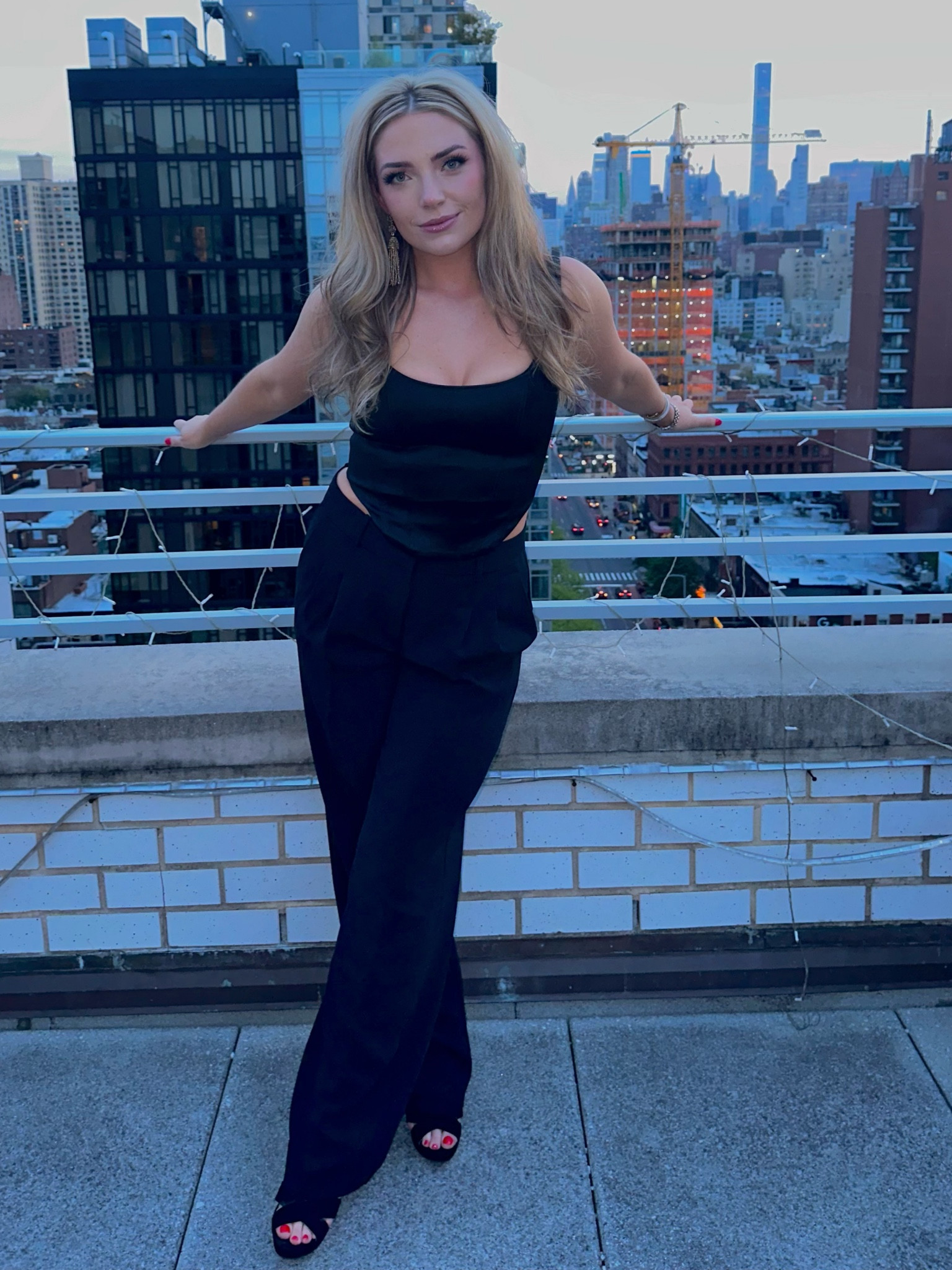 Night out in the big apple vibes 🤩 this is truly one of my go to night out fits because it is so versatile! The jacket you add can dress this base up or down. I love wearing this with a leather jacket and a boot for a more relaxed night out look. This night I wore a blazer from aritzia to dress it up for a jazz club 🎷 can’t wait to see what you try 💕

#LTKMostLoved #LTKstyletip