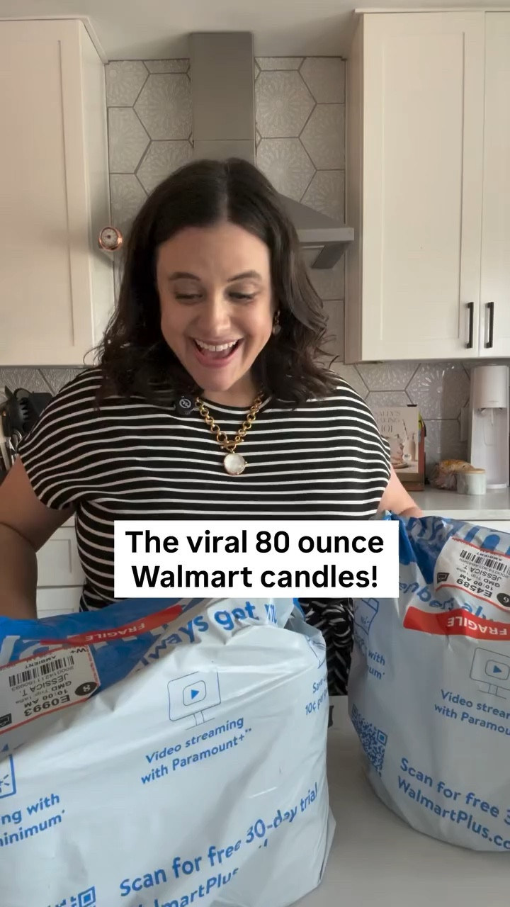 These Walmart 80 ounce candles are viral for a reason! They might be the most affordable 80 ounce candles on the market, and they smell amazing. 

Right now you can still get the Salted Coconut Mahogany, which smells like a fancy spa. It’s a perfect spring scent and not heavy coconut at all. 

These sell out often, so you want to shop fast.  I have burned these since filming this video, and they are truly wonderful in terms of scent and longevity. Totally lived up to the hype! 

👉👉Buy it immediately.

#LTKOver40 #LTKHome #LTKSeasonal