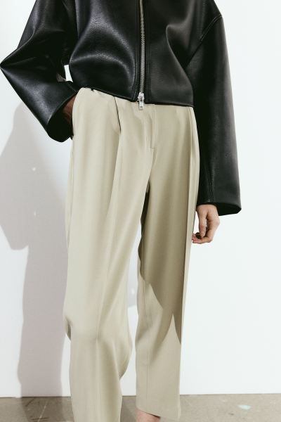 Pantalon large avec plis marqués | H&M (FR & IT & ES)