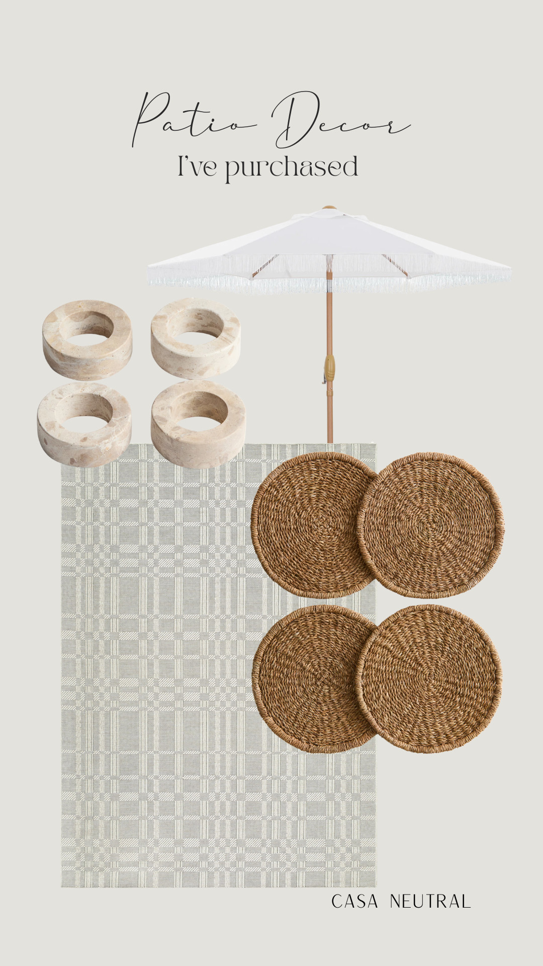 Prepping for patio makeover! 

 #LTKSeasonal #LTKHome #LTKSaleAlert