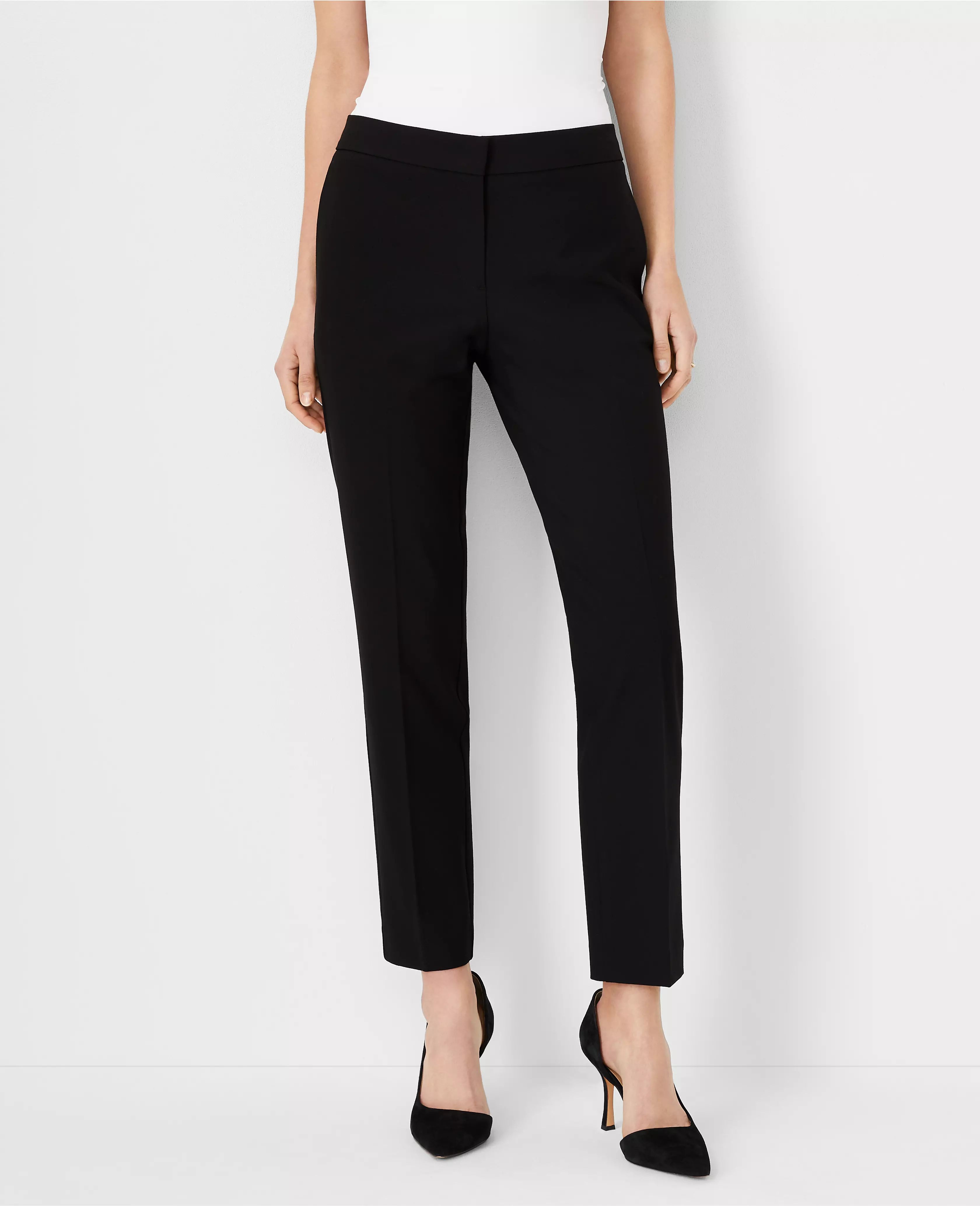 The Eva Ankle Pant in Seasonless Stretch - Curvy Fit | Ann Taylor (US)