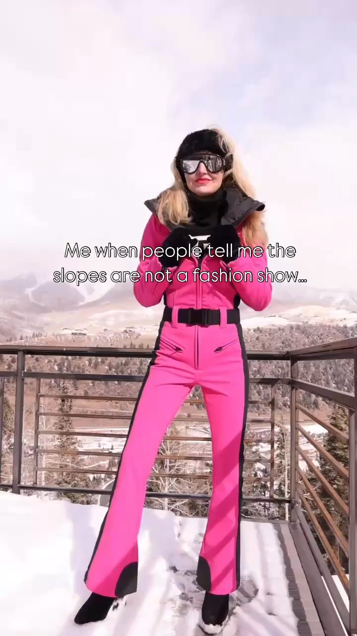 What are the temperatures like where you are?? It’s been in the single digits and negatives here in Telluride… brrrr!!! ❄️

My family and I have lived in Telluride, CO for over 7 years now. We actually moved here as an experiment to “test it out” for a year. I wasn’t sure if I could handle the long winter season after living in Texas for 8 years. Well, 7+ years later… we’ve built our dream house and have absolutely no plans to leave!

My favorite, go-to activity in the winter months is skiing… and out of all the types of skiing, I like downhill best. This show-stopping ski suit is one of my absolute favorites to wear because of its bright pink color. If anyone knows me, they know I LOVE pink... so this suit was practically a must for me! 

What’s your favorite outdoor winter activity?? 

~Erin xo 

#slopestyle #slopes #skiseason #skistyle #skisuit #goldbergh #winterfashion #skiing #skiing🎿 #skilife #telluride #telluridecolorado #tellurideskiresort

#LTKSeasonal #LTKFitness #LTKTravel