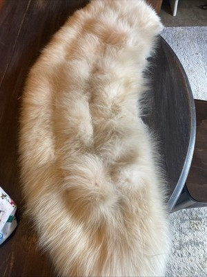 Buffums’ California White Fox Vintage Fur Shoulder Wrap | eBay US