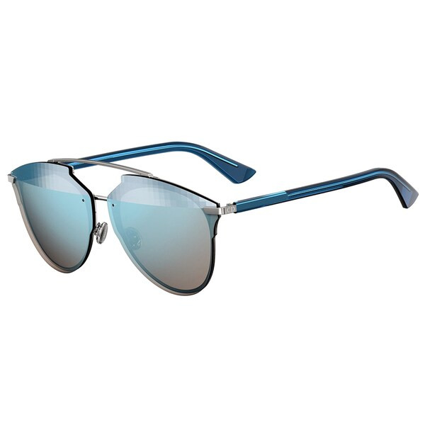 Dior Dior Reflected Prisim/S S62 RQ Ruthenium Blue Metal Aviator Blue Prisim Mirror Lens Sunglasses | Bed Bath & Beyond