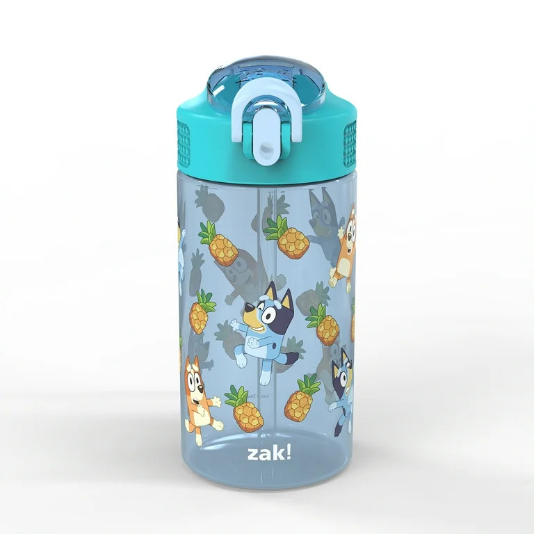Zak Designs Bluey 16 Fluid Ounces Reusable Leakproof Plastic Water Bottle | Walmart (US)