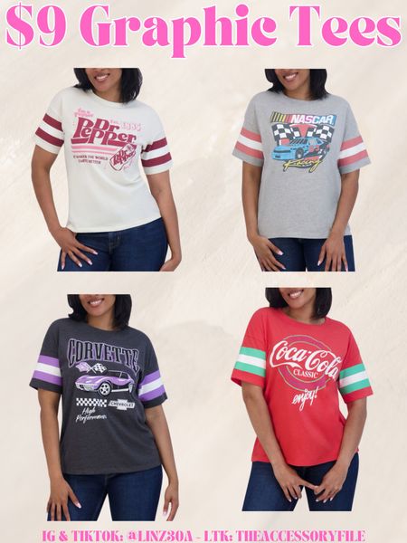Graphic tees

Summer fashion, summer outfits, casual outfits, corvette tee, Coca Cola tee, Dr Pepper tee, nascar tee, t-shirts, affordable fashion 

#LTKFindsUnder50 #LTKSeasonal