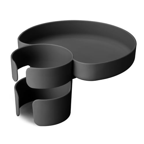 Munchkin® Carseat Tray - Toddler Travel & Road Trip Accessory for Mess-Free Snacking in The Car, Grey | Amazon (US)