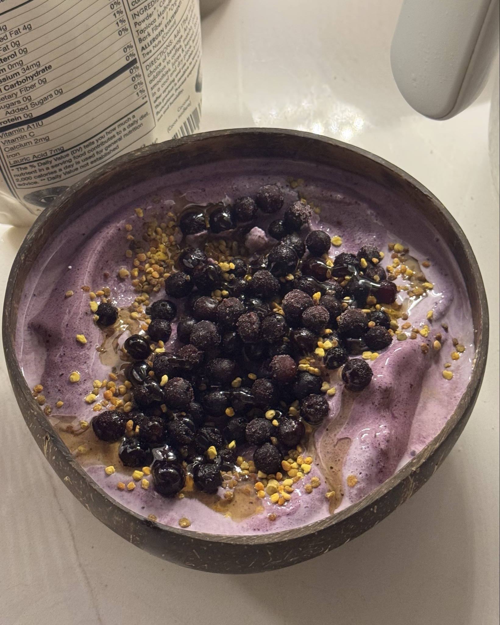 I use bee pollen on my smoothies and salads good for boosting energy and immune system/ anti inflammatory 

Bee pollen, also known as bee bread and ambrosia, is a ball or pellet of field-gathered flower pollen packed by worker honeybees, and used as the primary food source for the hive. It consists of simple sugars, protein, minerals and vitamins, fatty acids, and a small percentage of other components.