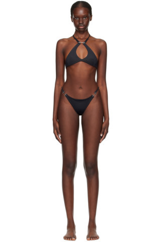 Black Ventral Bikini | SSENSE