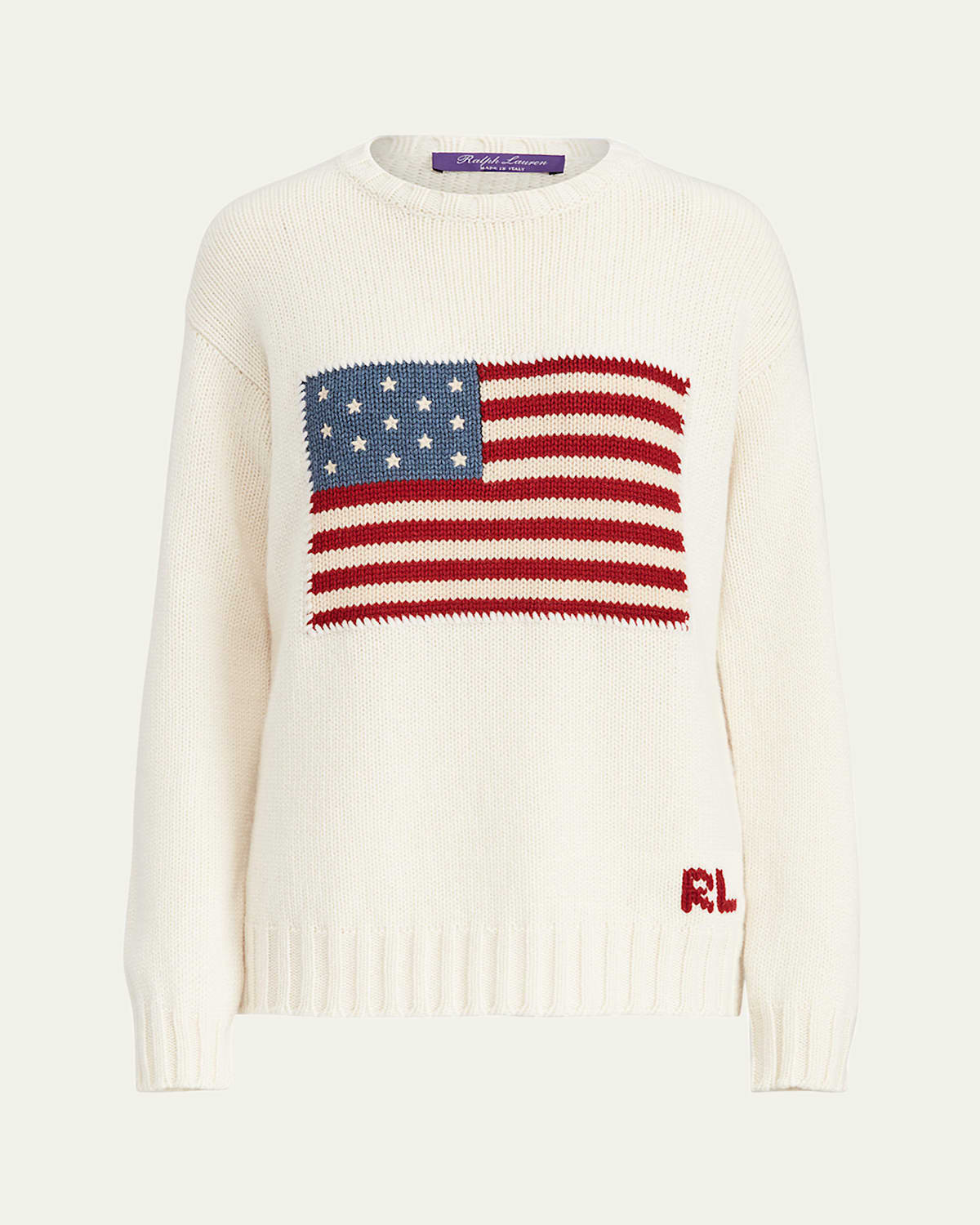 Flag Crewneck Sweater | Bergdorf Goodman