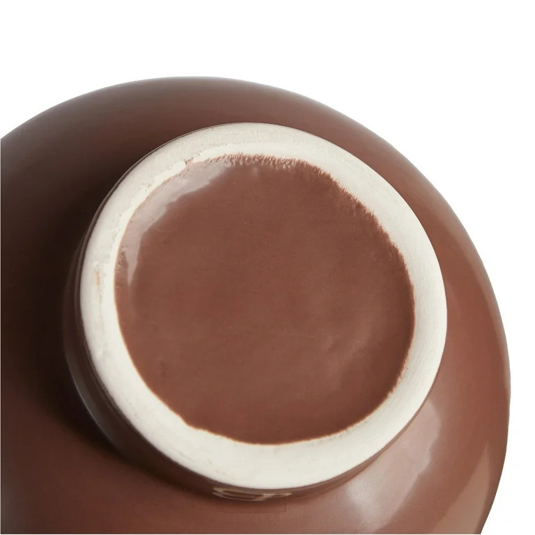 Beautiful 7.5" x 7.5" x 7.5" Cognac Ceramic Vase by Drew Barrymore | Walmart (US)