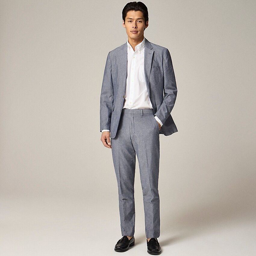 Ludlow Slim-fit unstructured suit jacket in Irish cotton-linen | J. Crew US