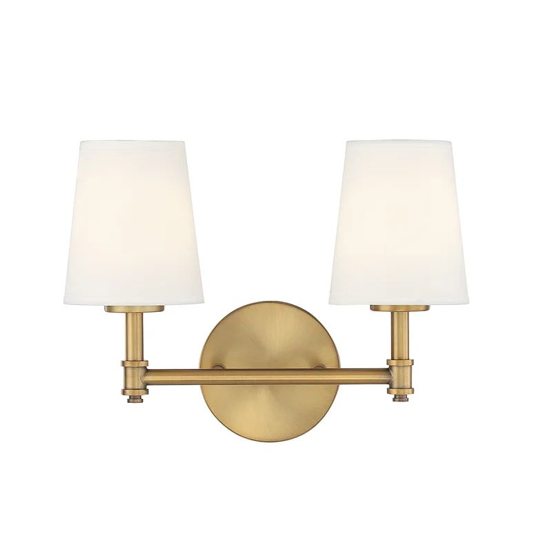 Melsa 2 - Light Dimmable Brass Vanity Light | Wayfair North America