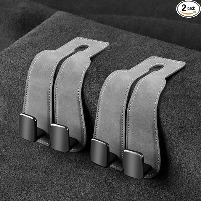 SUNCARACCL 2 Pack Car Seat Headrest Hook, Car Purse Hook Car Hooks for Purses and Bags, Car Seat ... | Amazon (US)