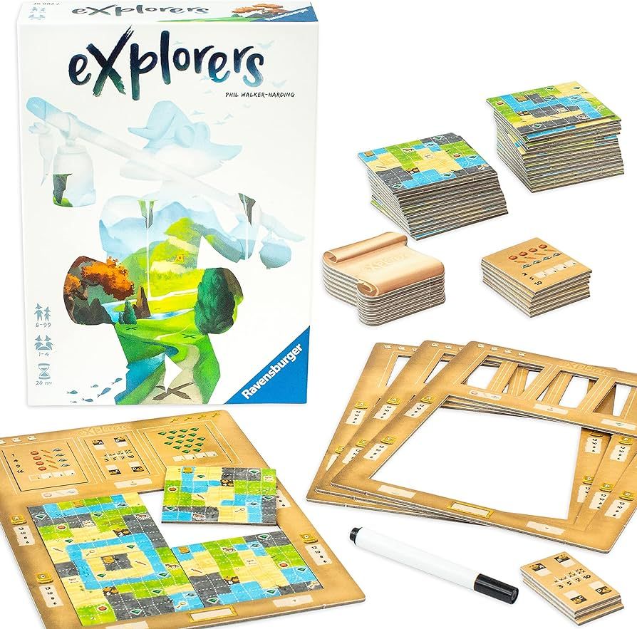 Ravensburger Explorers – an Easy to Learn Flip and Write Strategy Game for Ages 8 and Up | Amazon (US)