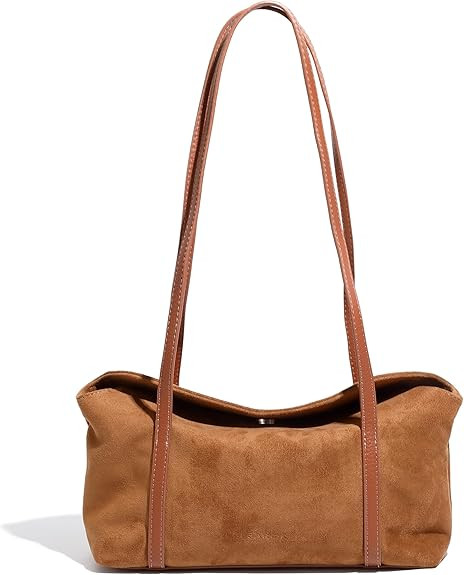 Women's Slouchy East West Hobo Suede Shoulder Bag | Amazon (US)