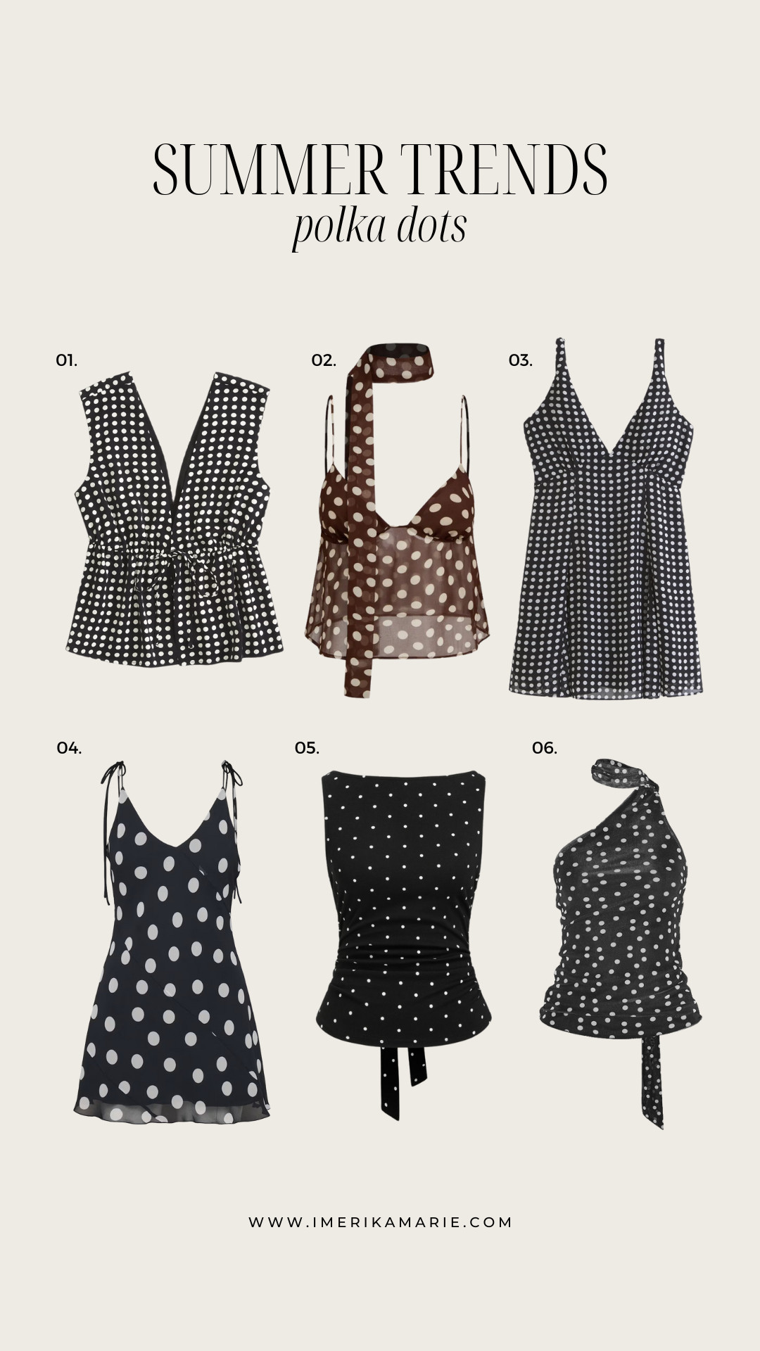  Summer fashion trends. Polka dots. Polka dots top. Polka dots dress. Summer tops. Summer dress

 

#LTKSeasonal #LTKStyleTip #LTKSummerEdit