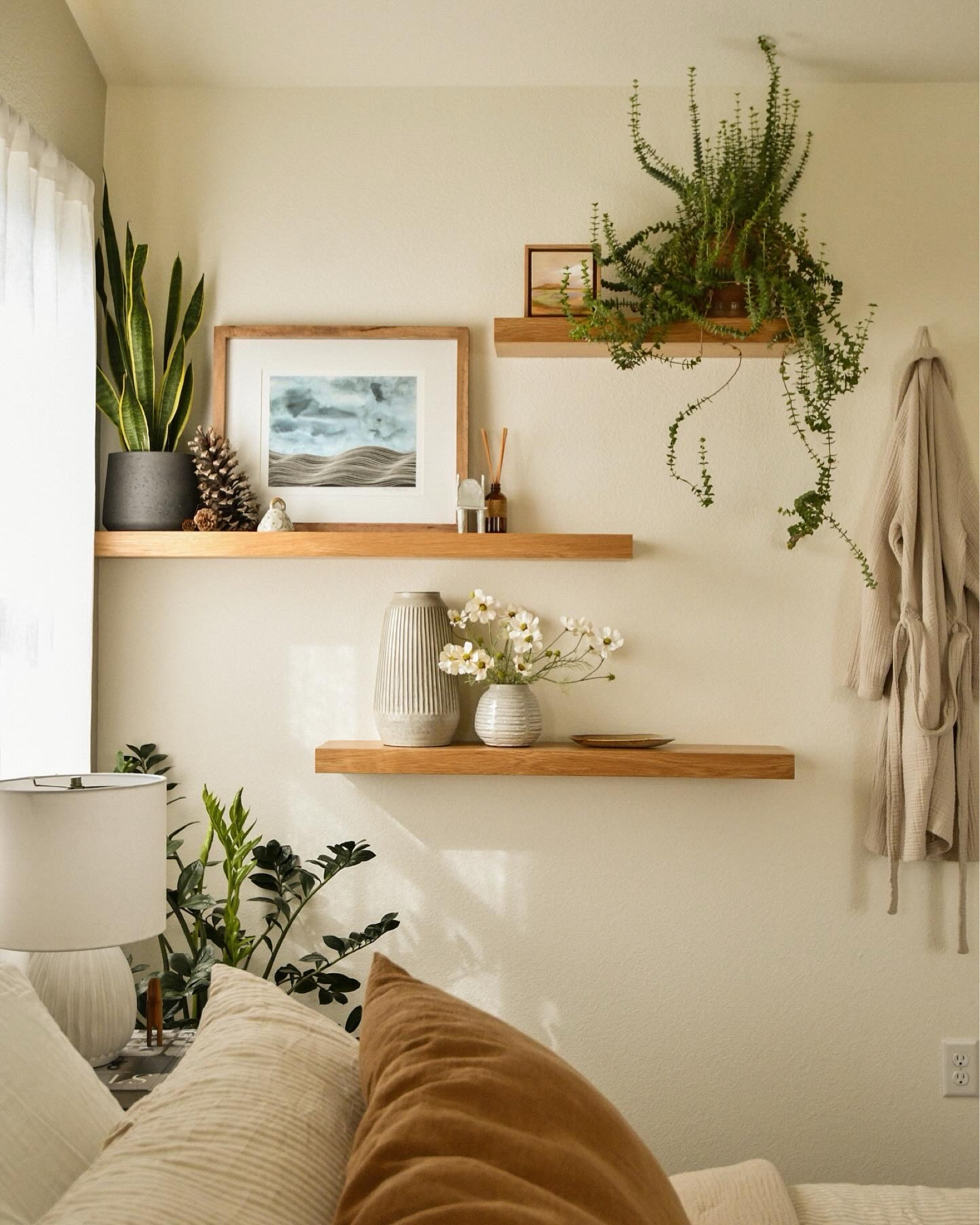 Floating shelf wall 🥰

#LTKhome