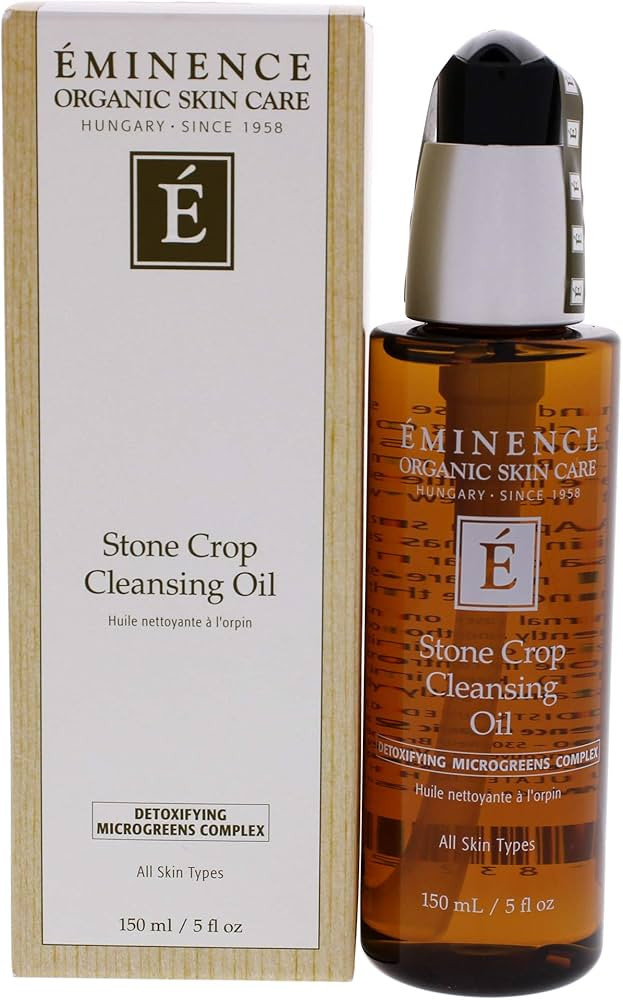 Eminence Organic Skincare Stone Crop Cleansing Oil, Multi, Unscented, 5 Fl Oz | Amazon (US)