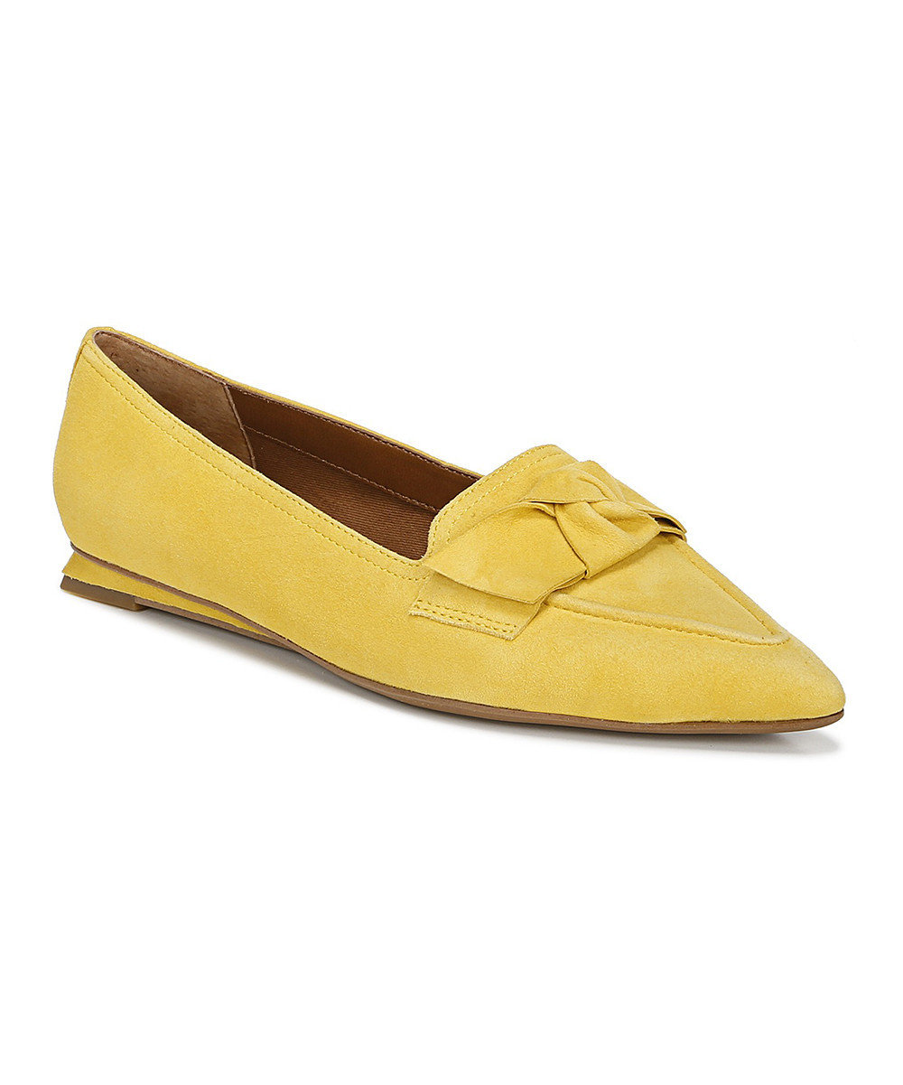 Franco Sarto Women's Loafers YELLOW - Yellow Raya Suede Loafer - Women | Zulily