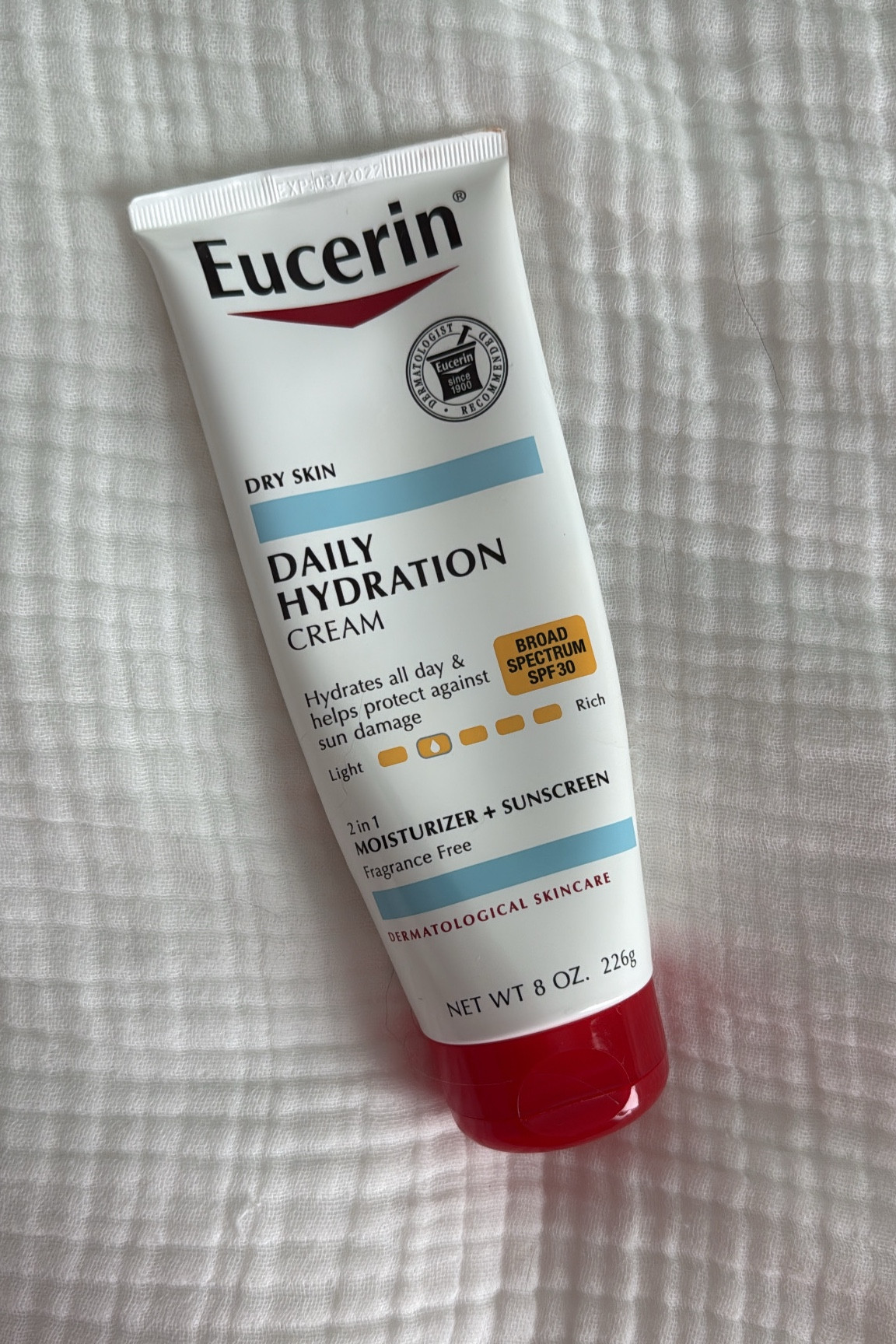I was looking for a body lotion with sunscreen and this has been the perfect product. I put it on every morning like a regular moisturizer. It's also great on my hands for extra protection. 