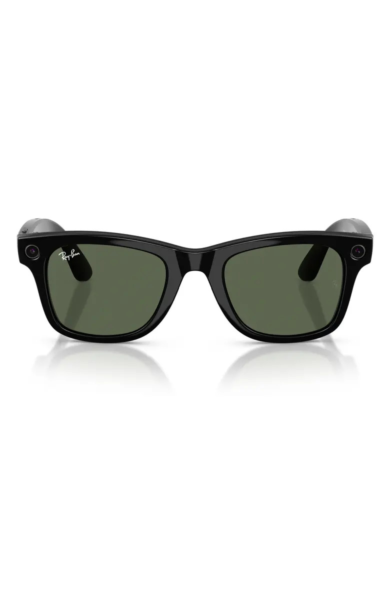 Meta Wayfarer Gen 2 50mm Square AI Sunglasses | Nordstrom