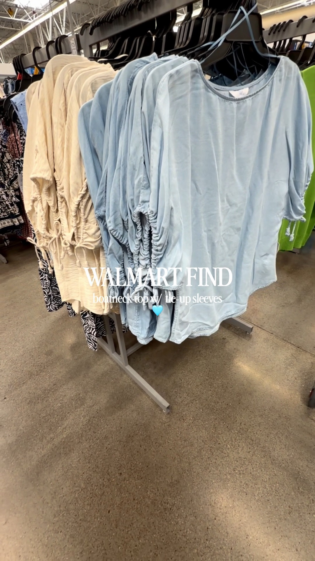 Walmart has literally been my jam these days! Loving the shape and details of this top! 🩵

#micheleonstyle #walmartfinds #walmartfashion