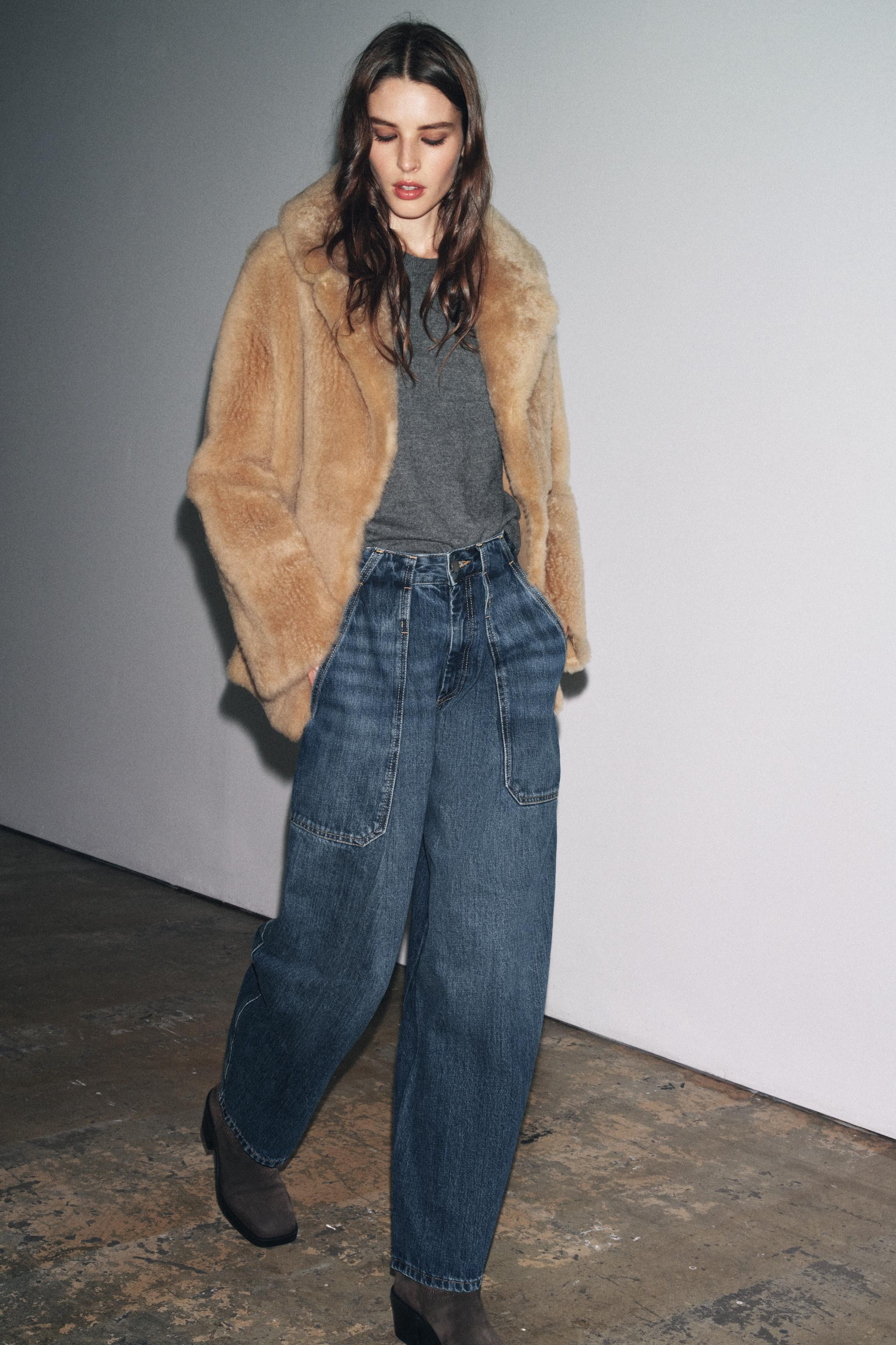 ZW COLLECTION BALLOON JEANS | Zara US