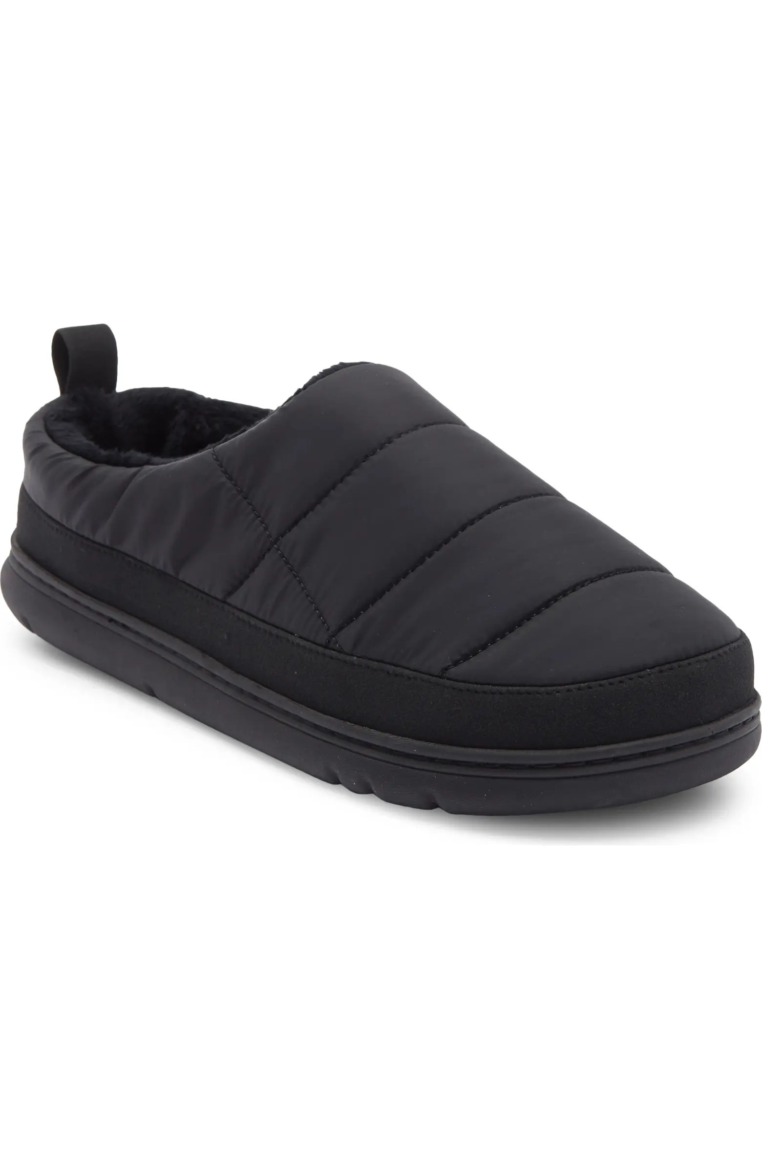 Darius Faux Fur Lined Quilted Clog Slipper (Men) | Nordstrom Rack