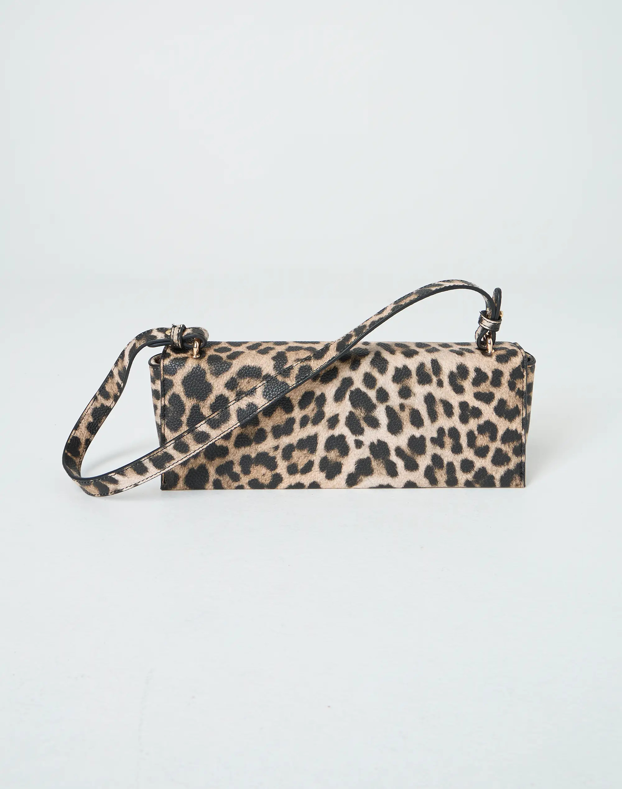 Rectangle Leopard Print Shoulder Bag | Glassons (Australia)