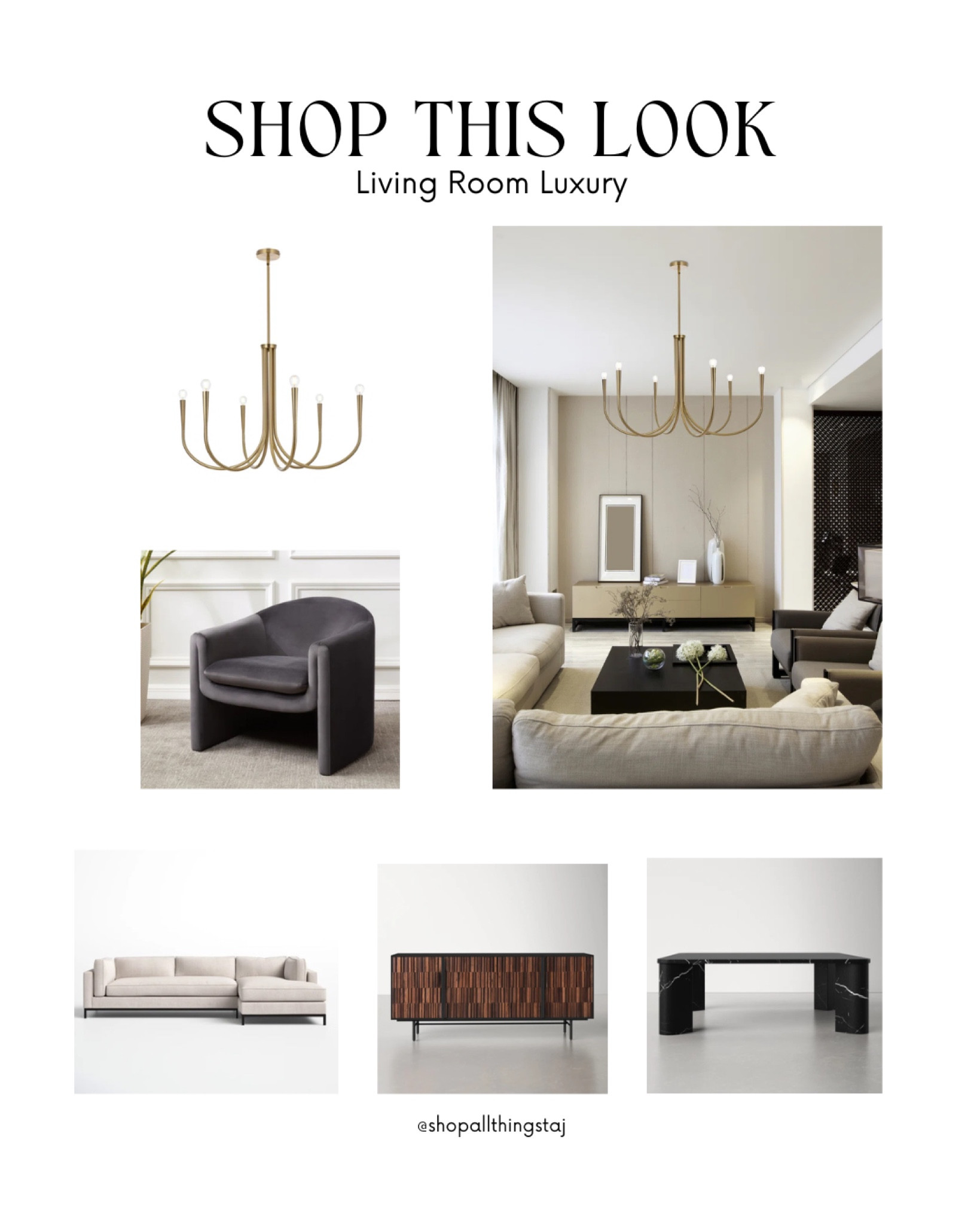 Living Room Luxe 👌🏽 shop this look from a recent client project #shairngiscaring  

#LTKHome #LTKSaleAlert #LTKStyleTip